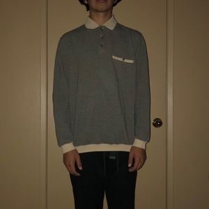 Vintage Cream and tan sweater